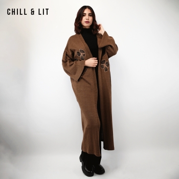 Gilet Long en Laine Femme