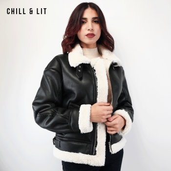 Veste Cuir avec Doublure