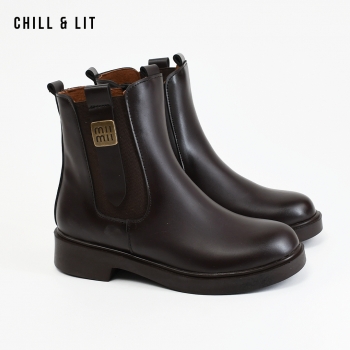 Bottes en Cuir Femme