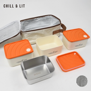 Lunch Box Inox 3 Pièces