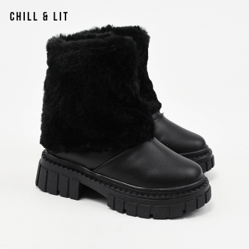 Bottines Fillette en Fourrure