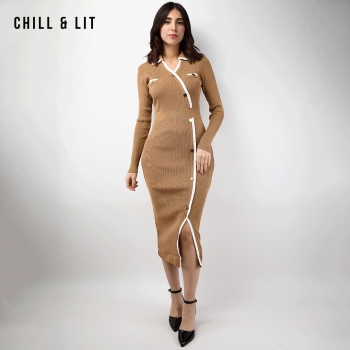 Robe Longue en Laine Femme