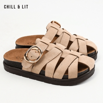 Mules à Plateforme Femme Daim