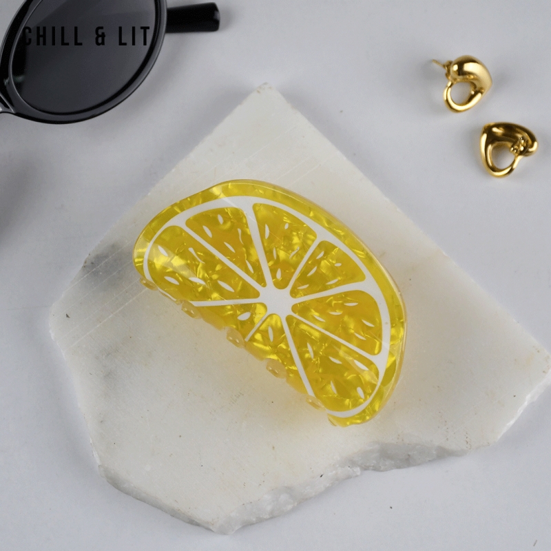 Pince à Cheveux Orange