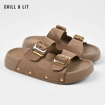 Mules Plateforme Femme Daim