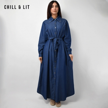 Robe Jean Longue Femme