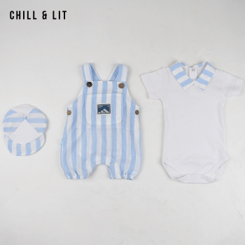 Ensemble Bébé 3Pcs 100% Coton