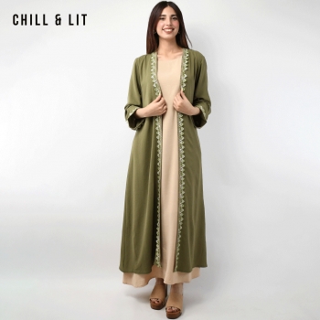 Ensemble Abaya Brodée +...