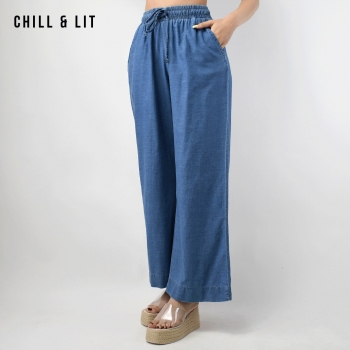 Pantalon Jean Large Femme