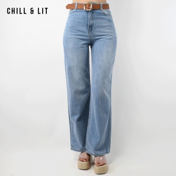 Jean Large Femme Avec Ceinture