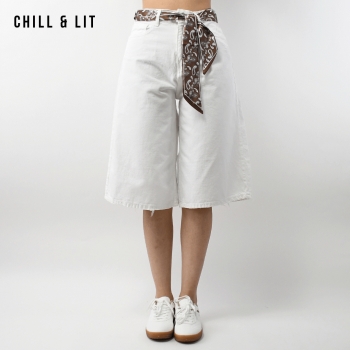Short Baggy Jean Femme Avec...