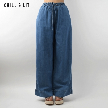 Pantalon Jean Large Femme