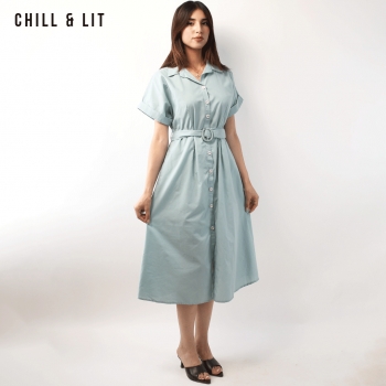 Robe Mi-Longue Demi Manches