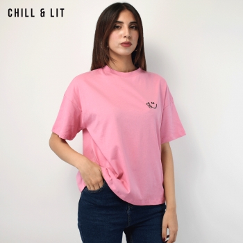 T-Shirt Oversize Femme 100%...