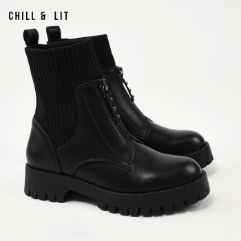 Bottines en Cuir Femme