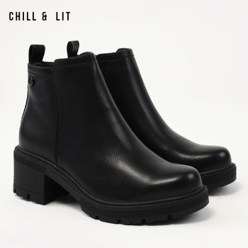 Bottines en Cuir Femme