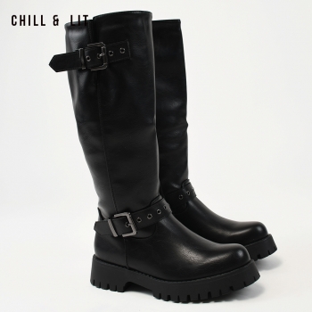 Bottes en Cuir Femme