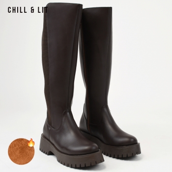 Bottes en Cuir Femme