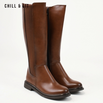 Bottes en Cuir Femme