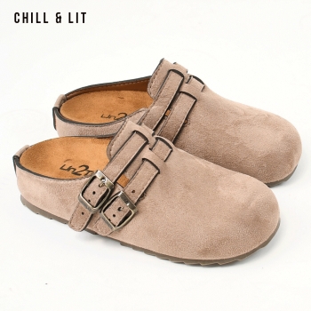 Mules Plateforme Femme en Daim