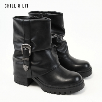 Bottines en Cuir Femme