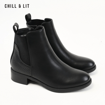 Bottines en Cuir Femme