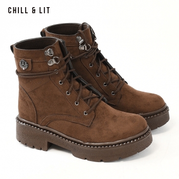 Bottines en Cuir Femme