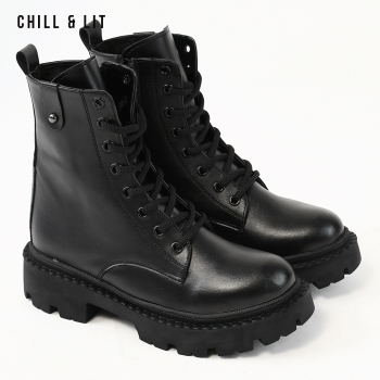 Bottines en Cuir Femme