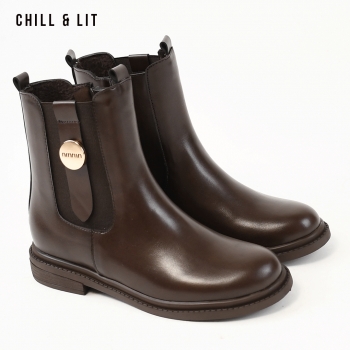 Bottines en Cuir Femme