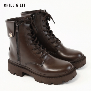 Bottines en Cuir Femme