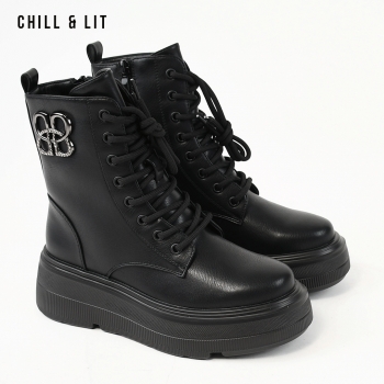 Bottines en Cuir Femme