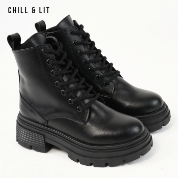 Bottines en Cuir Femme