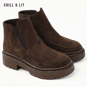 Bottines en Daim Femme