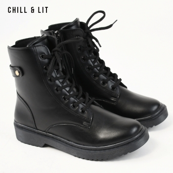 Bottines en Cuir Femme
