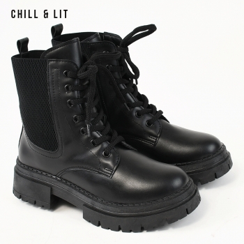 Bottines en Cuir Femme
