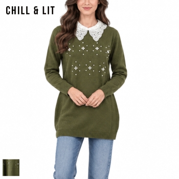Pull Robe en Laine Femme