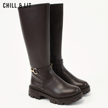 Bottes en Cuir Femme