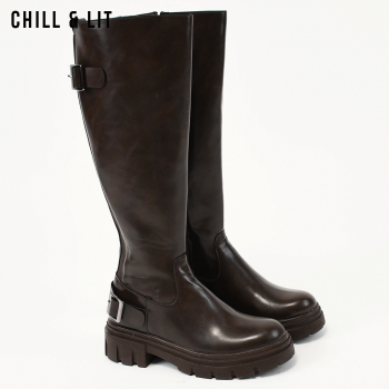 Bottes en Cuir Femme