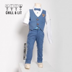 Ensemble Garcon Chemise Jaquette Pantalon Papillon Chill Lit