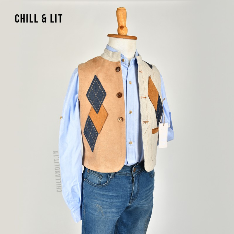 Ensemble Garçon Chemise + Veste + Jean| Collection Aïd ...