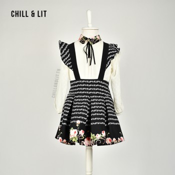 Salopette Fillette Fleurie...