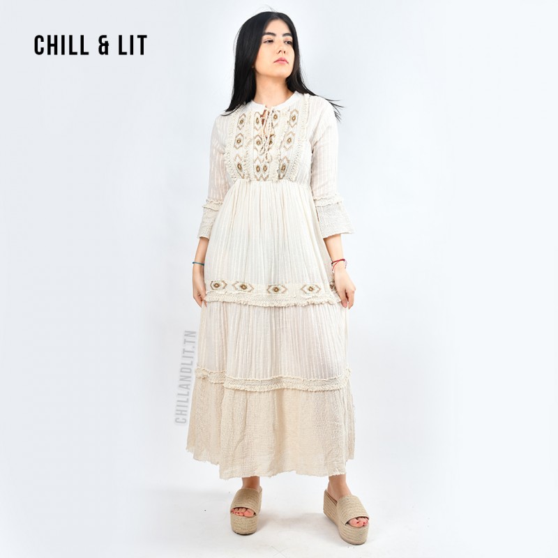 robe longue sur mesure