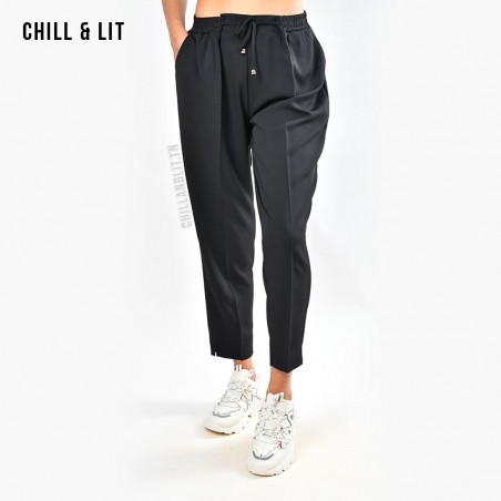 Pantalon Grande Taille Large Taille Haute avec N ud Chill Lit Tunisie