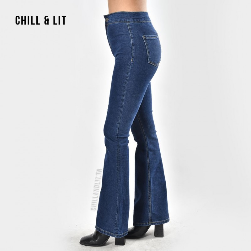 Jeans Bigstar Taille 38 Patte D'éléphant - Occasion Très Bon état - Coupe Large