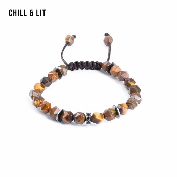 Bracelet en Pierres Tressée