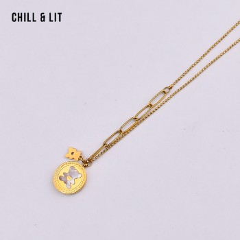 Collier Femme en Acier Inoxydable