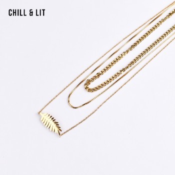 Collier Femme en Acier...