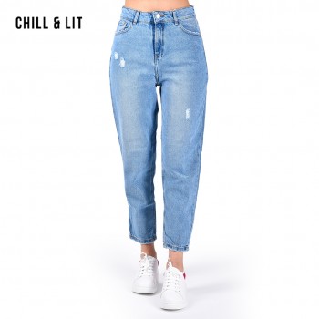 Jean Boyfriend Taille Haute
