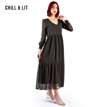 Robe Longue Avec Nœud