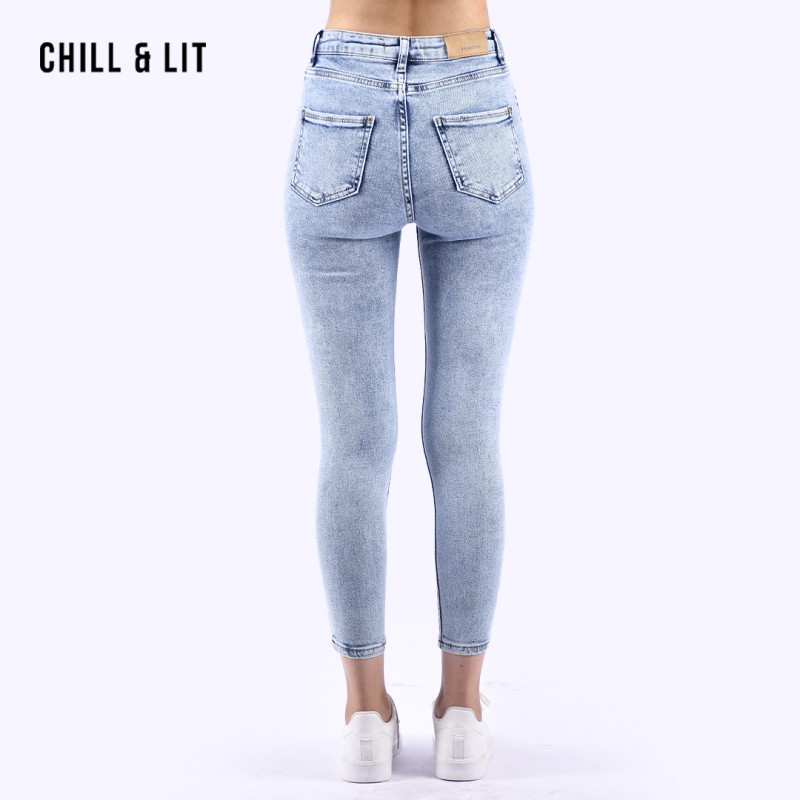 Jean Skinny Femme Taille S - Bleu - Marque Lexxury - Très Bon état D'occasion